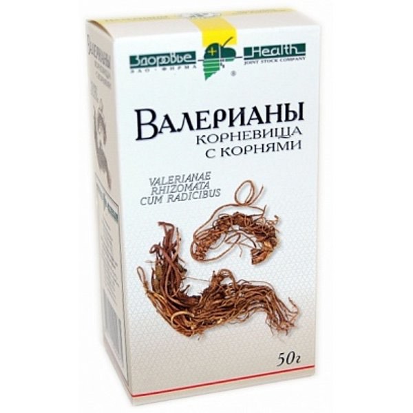 Корневища с корнями валерианы рисунок